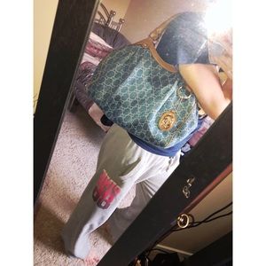 Gucci medium wash GG Sukey tote